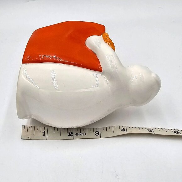 Vintage American Greetings Ghost "Trick Or Treat" Ceramic Candle Votive Holder - Picture 9 of 12